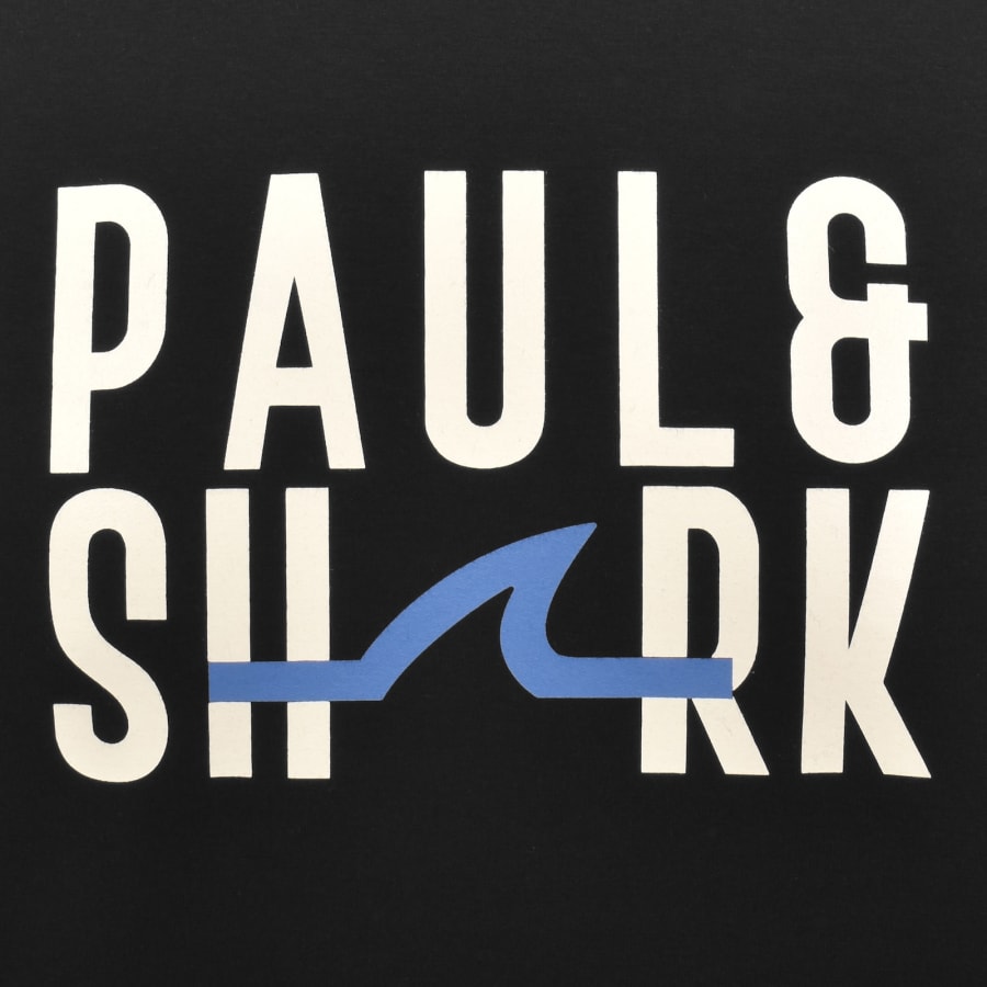 Paul And Shark X-Soft Logo Sweatshirt Black | Mainline Menswear us